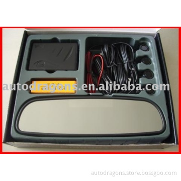 Parking sensor with reversing mirror LED display,LED parking sensor, car parking sensor system,car parking detector